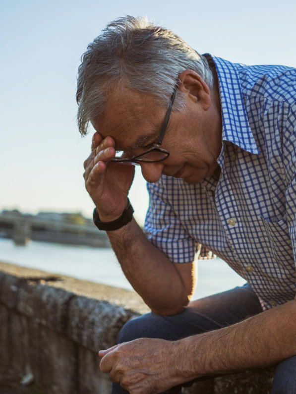 worried senior